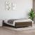 Pat box spring cu saltea, maro închis, 140x200 cm, textil GartenMobel Dekor