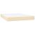 Pat box spring cu saltea, crem, 140x200 cm, textil GartenMobel Dekor