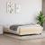 Pat box spring cu saltea, crem, 140x200 cm, textil GartenMobel Dekor