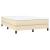 Pat box spring cu saltea, crem, 140x200 cm, textil GartenMobel Dekor