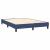 Pat box spring cu saltea, albastru, 140x200 cm, textil GartenMobel Dekor