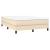 Pat box spring cu saltea, crem, 160x200 cm, material textil GartenMobel Dekor