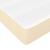 Pat continental cu saltea, crem, 180x200 cm, textil GartenMobel Dekor
