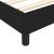 Pat box spring cu saltea, negru, 200x200 cm, textil GartenMobel Dekor