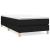 Pat box spring cu saltea, negru, 80x200 cm, textil GartenMobel Dekor