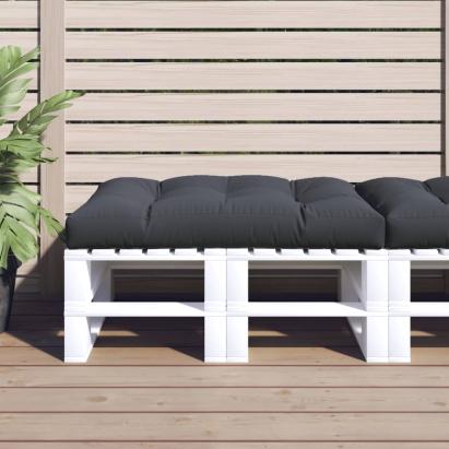 Pernă pentru paleți, antracit, 120x80x12 cm, textil GartenMobel Dekor