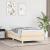 Pat box spring cu saltea, crem, 100x200 cm, textil GartenMobel Dekor