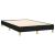 Pat box spring cu saltea, negru, 120x200 cm, textil GartenMobel Dekor