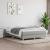 Pat box spring cu saltea, gri deschis, 140x190 cm, textil GartenMobel Dekor