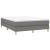 Pat box spring cu saltea, gri închis, 140x190 cm, textil GartenMobel Dekor