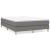 Pat box spring cu saltea, gri închis, 140x200 cm, textil GartenMobel Dekor