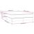 Pat continental cu saltea, crem, 140x200 cm, material textil GartenMobel Dekor