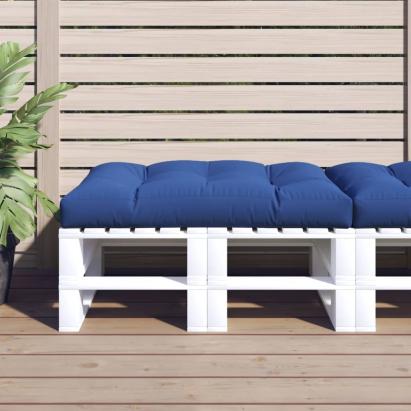 Pernă de paleți, albastru regal, 120x80x12 cm, material textil GartenMobel Dekor
