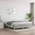Pat continental, gri deschis, 180x200 cm, material textil GartenMobel Dekor
