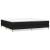 Pat box spring cu saltea, negru, 200x200 cm, textil GartenMobel Dekor