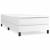 Pat box spring cu saltea, alb, 90x200 cm, piele ecologică GartenMobel Dekor