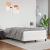 Pat box spring cu saltea, alb, 120x200 cm, piele ecologică GartenMobel Dekor