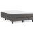 Pat box spring cu saltea, gri, 120x200 cm, piele ecologică GartenMobel Dekor