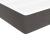 Pat box spring cu saltea, gri închis, 80x200 cm, catifea GartenMobel Dekor