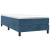 Pat box spring cu saltea, albastru închis, 90x200 cm, catifea GartenMobel Dekor