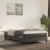 Pat box spring cu saltea, gri închis, 120x200 cm, catifea GartenMobel Dekor