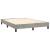 Pat box spring cu saltea, gri deschis, 140x190 cm, catifea GartenMobel Dekor