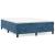 Pat box spring cu saltea, albastru închis, 140x190 cm, catifea GartenMobel Dekor