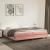 Pat box spring cu saltea, roz, 200x200 cm, catifea GartenMobel Dekor