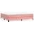 Pat box spring cu saltea, roz, 200x200 cm, catifea GartenMobel Dekor