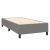 Pat box spring cu saltea, gri închis, 80x200 cm, textil GartenMobel Dekor