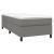 Pat box spring cu saltea, gri închis, 80x200 cm, textil GartenMobel Dekor