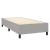 Pat box spring cu saltea, gri deschis, 90x190 cm, textil GartenMobel Dekor
