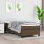 Pat box spring cu saltea, maro închis, 90x190 cm, textil GartenMobel Dekor