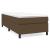 Pat box spring cu saltea, maro închis, 90x190 cm, textil GartenMobel Dekor