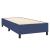 Pat box spring cu saltea, albastru, 90x200 cm, textil GartenMobel Dekor