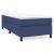 Pat box spring cu saltea, albastru, 90x200 cm, textil GartenMobel Dekor
