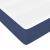 Pat box spring cu saltea, albastru, 90x200 cm, textil GartenMobel Dekor