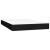Pat box spring cu saltea, negru, 120x200 cm, textil GartenMobel Dekor