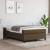 Pat box spring cu saltea, maro închis, 120x200 cm, textil GartenMobel Dekor