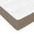 Pat box spring cu saltea, gri taupe, 120x200 cm, textil GartenMobel Dekor