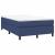 Pat box spring cu saltea, albastru, 120x200 cm, textil GartenMobel Dekor
