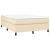 Pat box spring cu saltea, crem, 140x200 cm, textil GartenMobel Dekor