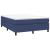 Pat box spring cu saltea, albastru, 140x200 cm, textil GartenMobel Dekor