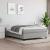 Pat continental, gri deschis, 140x200 cm, material textil GartenMobel Dekor