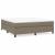 Pat box spring cu saltea, gri taupe, 160x200 cm material textil GartenMobel Dekor