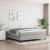 Pat continental, gri deschis, 180x200 cm, material textil GartenMobel Dekor