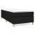 Pat box spring cu saltea, negru, 80x200 cm, textil GartenMobel Dekor