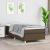 Pat box spring cu saltea, maro închis, 80x200 cm, textil GartenMobel Dekor