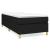 Pat box spring cu saltea, negru, 90x200 cm, textil GartenMobel Dekor