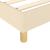 Pat box spring cu saltea, crem, 90x200 cm, textil GartenMobel Dekor